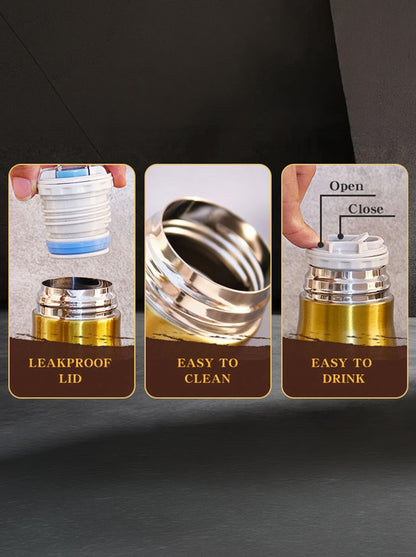 Personalized Custom Photo US Veteran Insulated Vacuum Bullet Bottle